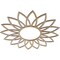 Ekena Millwork Daisy Wood Fretwork Pierced Ceiling Medallion, Birch, 24"OD x 8 3/8"ID x 1/4"T CMWP24X24X0250DABI - alternate 4